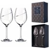 Diamante poháre na červené víno Silhouette City s kamienkami Swarovski 2 x 470 ml