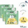 MOOMIN BABY 2 Eko plienky mesačné balenie newborn 3–6 kg 168 kusov