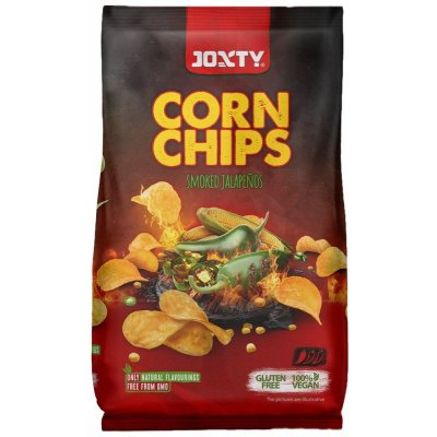 JOXTY Kukuričné chipsy jalapeno 90 g