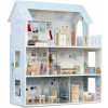 Ricokids Veľký 3-poschodový drevený domček pre bábiky RK-878