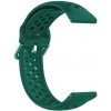 SmartFit Športový silikónový remienok k hodinkám / zelený / šírka 22mm / 661030