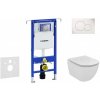 GEBERIT - Duofix Set predstenovej inštalácie, klozetu a dosky Ideal Standard Tesi, tlačidla Sigma01, alpská biela 111.355.00.5 NF1