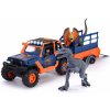 Dino Dickie Toys Promo Playlife PojazdDowódcy Auto Przyczepa Dinozaury 40Cm