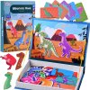 JOKO Magnetická kniha Dinosaury, magnetické puzzle