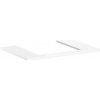 Hansgrohe Xelu Q doska pod umývadlo 78 x 55 cm biela vysoký lesk 54094050