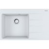 Franke Centro - Fragranitový drez CNG 611-78 TL/2, 78x50 cm, biela-ľad 114.0637.512