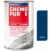 Chemolak Chemopur E U2081 4550 návestná modrá - Vrchná polyuretánová farba na kov, betón, drevo 0,8l