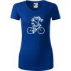 Gravel Bike - kostra - Dámske tričko z organickej bavlny Origin (GOTS) - XL ( Kráľovská modrá )