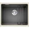 Keramický kuchynský drez BLANCO Etagon 500-U - s posuvnými koľajničkami Farba: bazalt