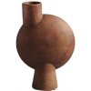 101 Copenhagen ApS Váza SPHERE Bubl Medio Terracotta d 19 cm x š 8 cm x v 26 cm