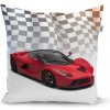 Sablio Vankúš Ferrari Závodná vlajka - 50x50 cm