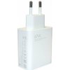 Xiaomi MDY-12-EH USB-A 67W Cestovná nabíjačka White + USB-C 6A dátový kábel White (Bulk balenie)