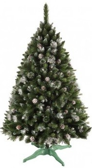 ANMA Vianočný stromček MOUNTAIN 220 cm jedľa biele konce