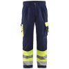 Blåkläder AB 1584 Výstražné kalhoty Farba: Žlutá/námornická modr, Veľkosť: C156