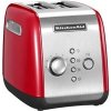 KitchenAid 5KMT221EER topinkovač, 2 otvory, celokovový, 7 stupňů, udržování teploty, jednostranné opékání, červený