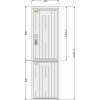 SFOS E2RP+Z elektromerový dvojtarifný rozvádzač so zásuvkami v pilieri (16A/400V+16A/230V) do 40A - SSE