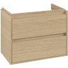 Villeroy & Boch Skyla - Umývadlová skrinka, 77x60x44 cm, 2 zásuvky, Nordic Oak C79800VJ