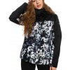 Bunda Roxy Jetty Block kvj1 true black black flowers M