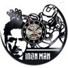 Beling vinylové hodiny Iron Man čierne, 56S9A36Q