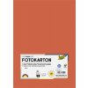 Folia Dekoračný kartón, 2 stranný, A4, 300 g, 50 listov, FOLIA, oranžový