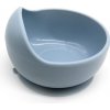 Malý Ježko Detská silikónová miska MODERN - Baby Blue