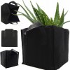 Filcová kvetináč čierna Realne Ceny 29 x 29 x 32 cm
