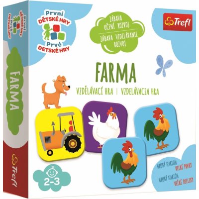 Spoločenská hra Trefl Prvé detské hry: Farma (5900511020939)
