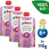 SALVEST Ponn BIO Ovocné pyré s malinami 3× 110 g