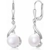 SOFIA strieborné náušnice s perlami AESOF-AE8960Z,WFM/R