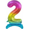 Godan Samostojaci fóliový balón 2 dúhový 74 cm