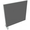 HOBIS Priečkový paraván Akustik, 100x118 cm, sv.sivý