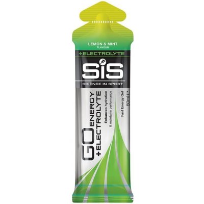 SiS Go Energy + Electrolyte Isotonic Gel 60 ml - rôzne príchute Citrón - mäta