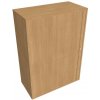 OFFICE PRO s.r.o. HOBIS skriňa policová, roleta ľavá - DZ 3 80 07 L, dub