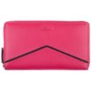 SEGALI Dámska kožená peňaženka 7079 hot pink