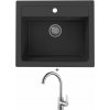 Alveus ATROX 30 black 91 + Alveus TONIA chróm