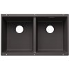 Blanco Subline 350/350 - Silgranitový drez, 76x46 cm, sivá skala 527830