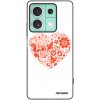 Picasee silikónový čierny obal pre Xiaomi Redmi Note 13 5G - Veľké srdce
