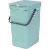 Kôš na triedenie odpadu Sort & Go 12 l mätovo zelený