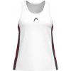 Dámske tielko Head CLUB 25 TECH Tank Top Women Red/White L