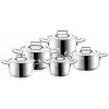 Orion Súprava hrncov Anett oceľová 10- ks .