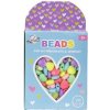Sada korálikov – srdiečka + 1 meter šnúrka