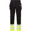 Portwest DX457 DX4 Hi Vis reflexné nohavice žltá čierna