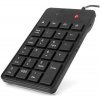 C-TECH KBN-01/Drátová USB/UK layout/Čierna KBN-01