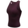 SENSOR INFINITY ECO dámský crop top port red M; Červená tílko