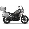 Kompletná sada hliníkových kufrov SHAD TERRA, 55L topcase 47L/47L bočné kufre, vrátane montážnej sady a platne SHAD Moto Morini X-Cape 649