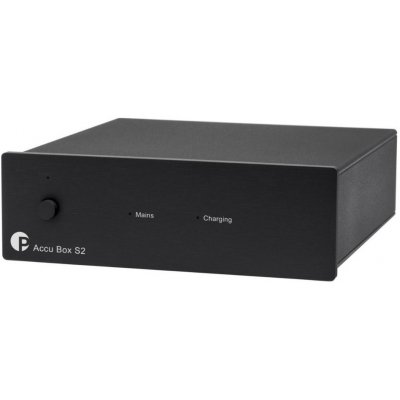 ProJect Accu Box S2 Čierna (Veľmi efektívne napájanie bez rušenia pre PHONO predzosilňovača Pro Project Box Design)