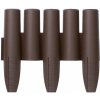 PROSPERPLAST Záhradná palisáda IPAL5 15,5 cm / 2,7 m hnedá 10 ks