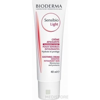 Bioderma Sensibio Light hydratačný a ukľudňujúci krém pre citlivú pleť 40 ml