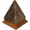 Pyramída - sivá soľná lampa 3kg DOBRIO PIRAMG
