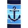 Noviti Plážová osuška veľká, rýchloschnúca 70x140 Kotva modrá